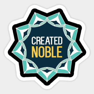 Created noble Sticker